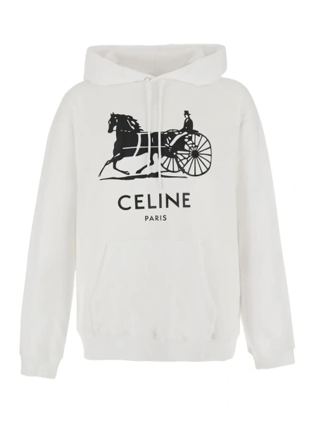 Bluza de trening Céline alba