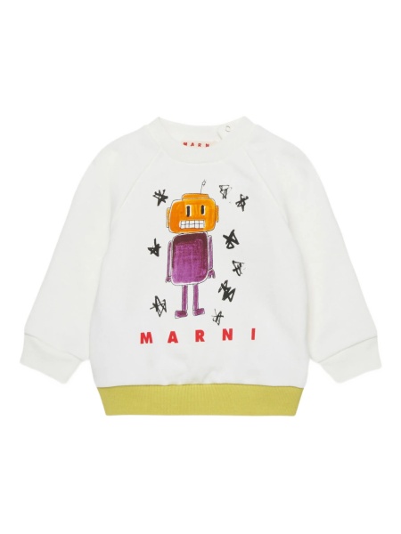 Bluza de trening Marni alba