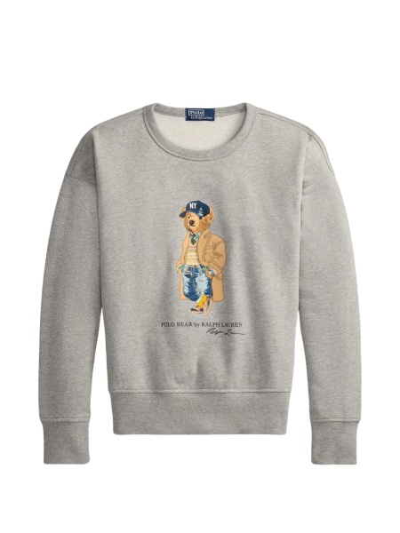 Bluza de trening Ralph Lauren POLO BEAR gri