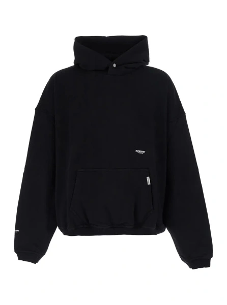 Bluza de trening REPRESENT neagra din bumbac