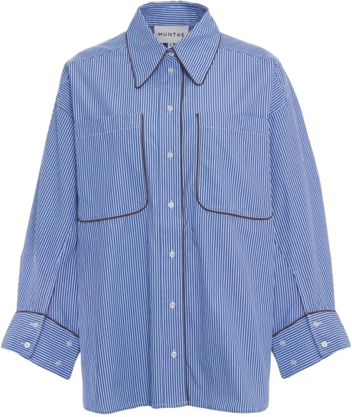 Bluza eleganta Munthe albastra 'Voyage'