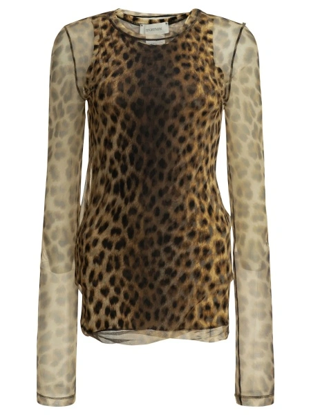 Bluza Fitted animalier top