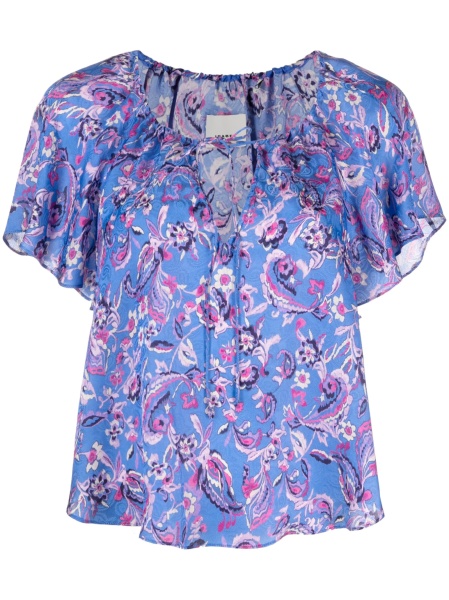 Bluza Isabel Marant albastra