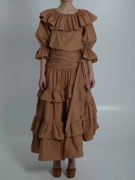 Bluza Top With Ruffles