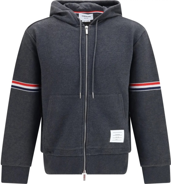 Bluza trening Classic Loopback 4-Bar zip-up Hoodie