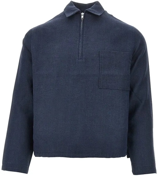 Bluza trening Linen quarter-zip pullover