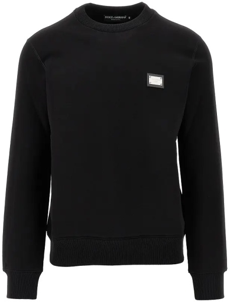 Bluza trening Logo plate crewneck sweatshirt