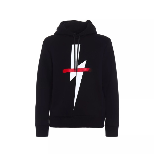 Bluza trening Neil Barrett Logo Hooded Sweatshirt