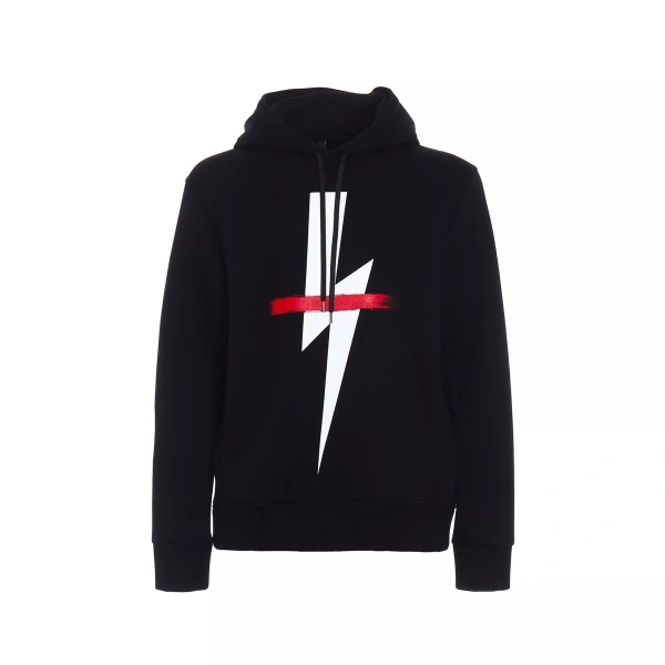 Bluza trening Neil Barrett Logo Hooded Sweatshirt