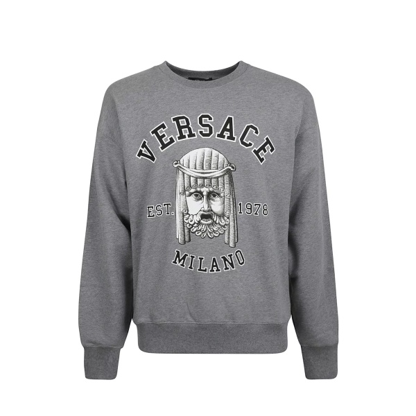 Bluza trening Versace Cotton Crewneck Sweatshirt