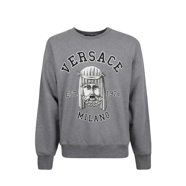 Bluza trening Versace Cotton Crewneck Sweatshirt