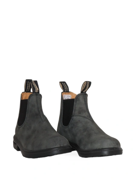 Bocanci Blundstone negri din piele