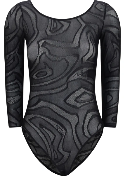 Body-uri Jacquard Velvet Bodysuit