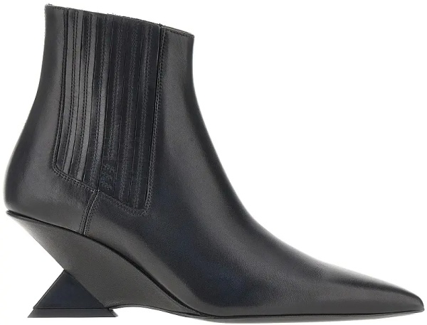 Botine 'Cheope' leather ankle boots