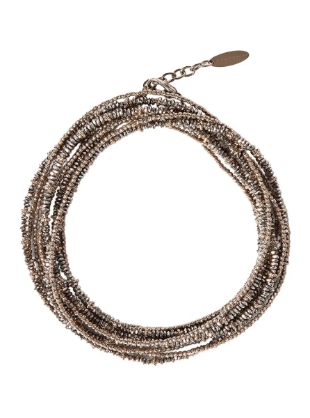 Bratari Metallic Bracelet with layered design and Monile in Metal for women