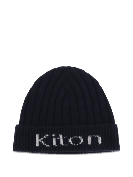Caciula KITON albastra din material textil