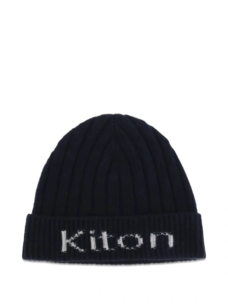 Caciula KITON albastra din material textil