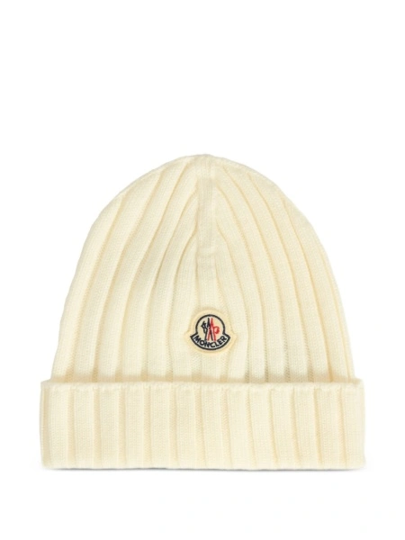 Caciula Moncler alba