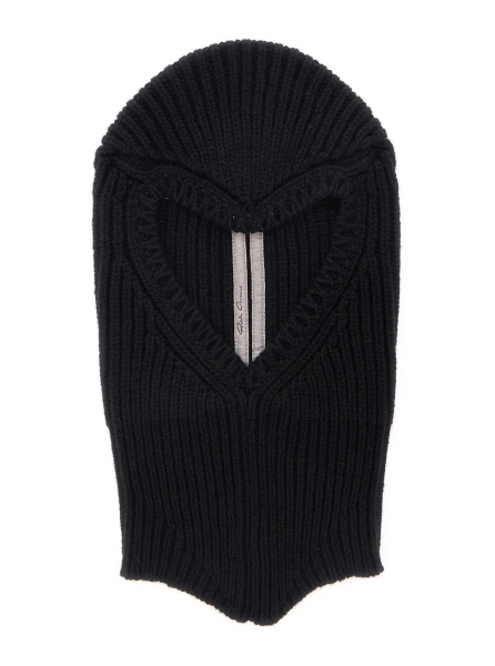 Caciula 'PORTERVILLE SKULL' black Hat with balaclava design in Cashmere and Wool men