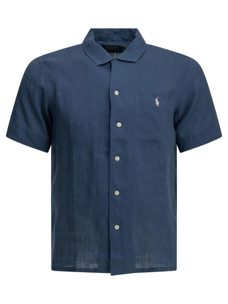 Camasa casual Classic-fit casual shirt with logo