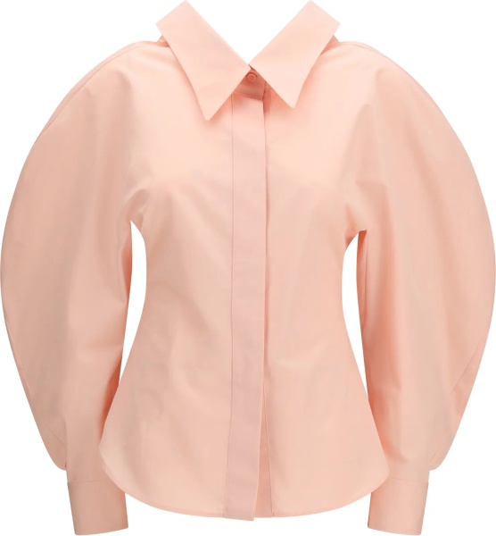 Camasa casual Cut-out cotton poplin Shirt