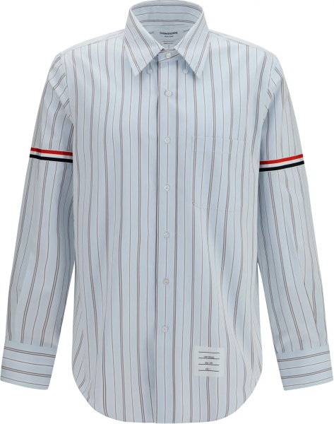 Camasa casual Fine-striped grosgrain poplin Shirt