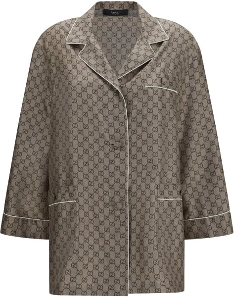 Camasa casual Printed silk twill Shirt