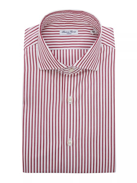 Camasa casual Red and white striped shirt