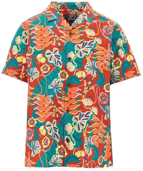 Camasa 'Tidal Threads' printed cotton shirt