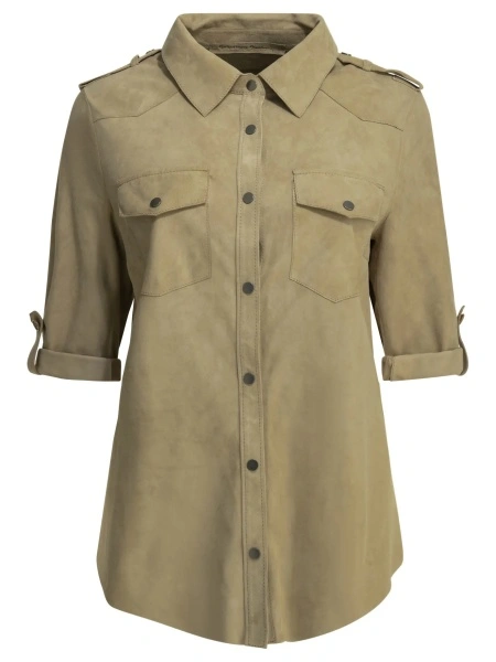 Camasi Casual suede shirt