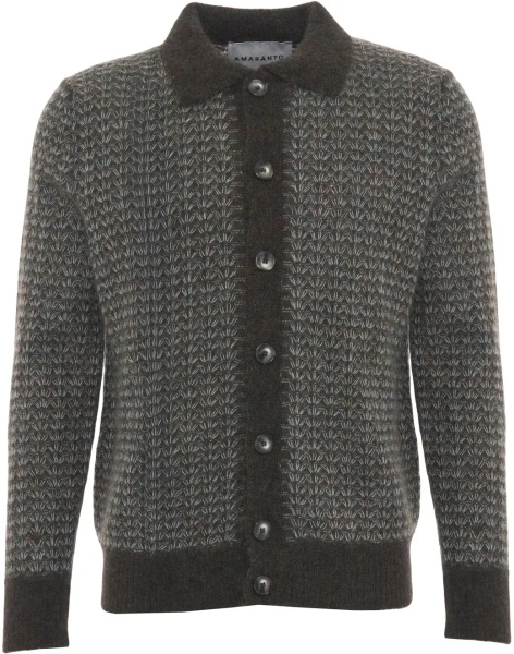 Cardigan Cardigan with polo collar