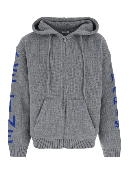 Cardigan Céline gri din lana