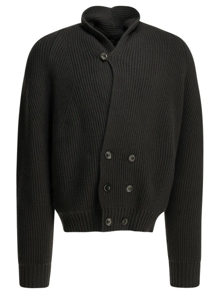 Cardigan Double-breasted cashmere cardigan