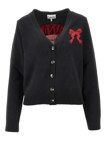 Cardigan Ganni gri
