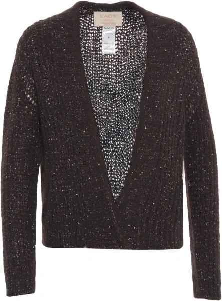 Cardigan Kaos maro din mohair