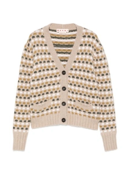 Cardigan Mazzarelli neutru din lana si casmir