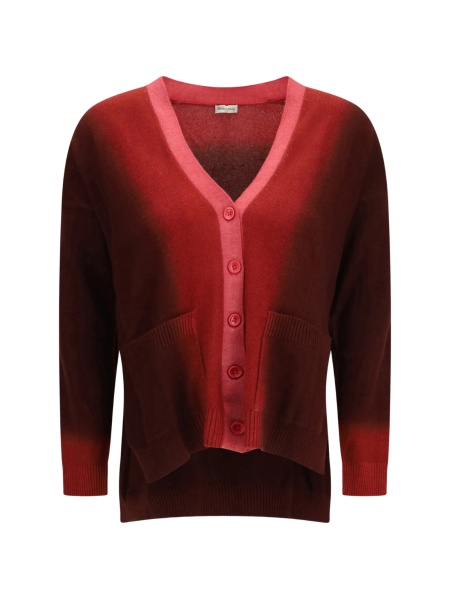 Cardigan MIRROR IN THE SKY rosu