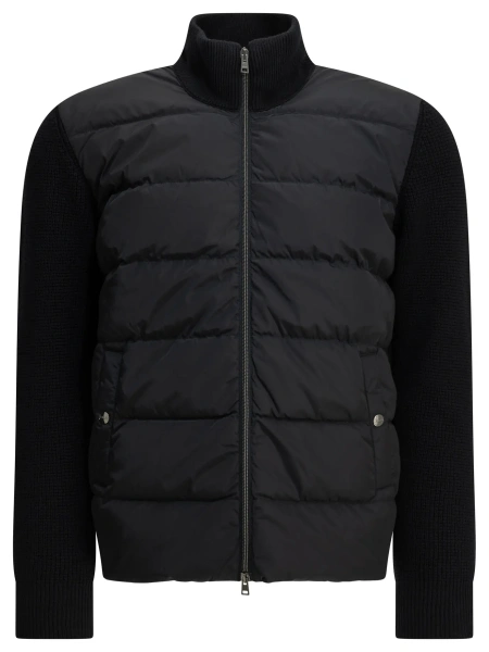 Cardigan Padded wool cardigan