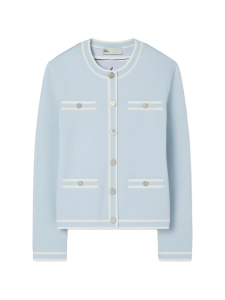 Cardigan Tory Burch albastru