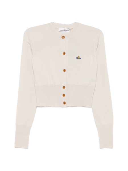 Cardigan Vivienne Westwood neutru din lana