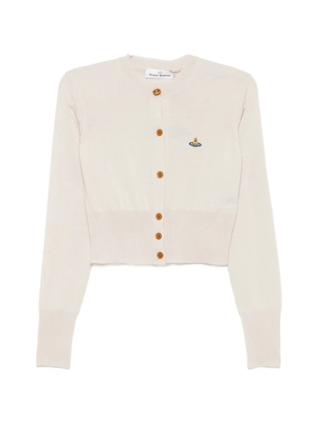 Cardigan Vivienne Westwood neutru din lana