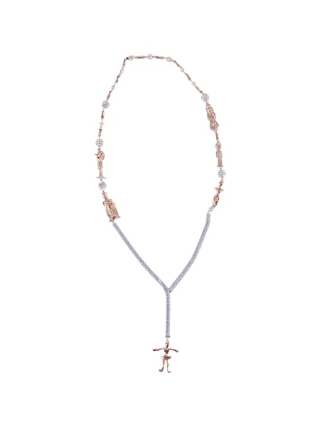 Colier Max Mara roz