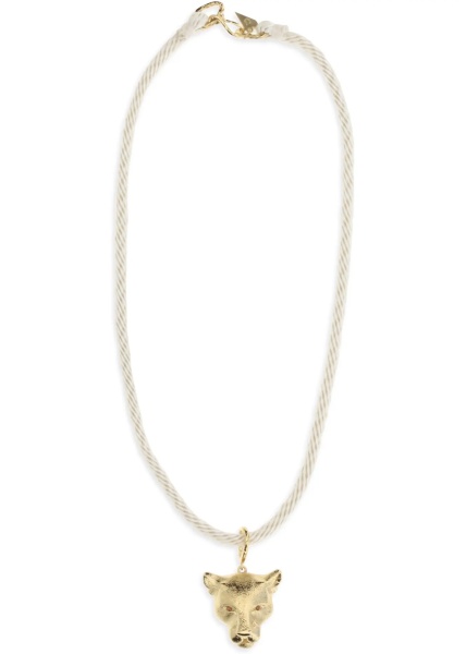 Coliere Sculpture Necklace with puma pendant
