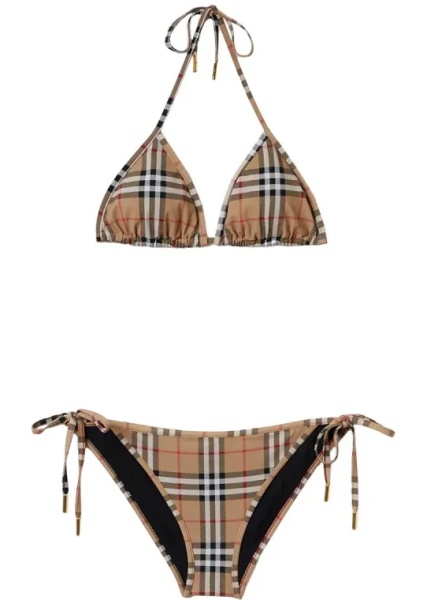 Costum de baie Bikini with Check motif