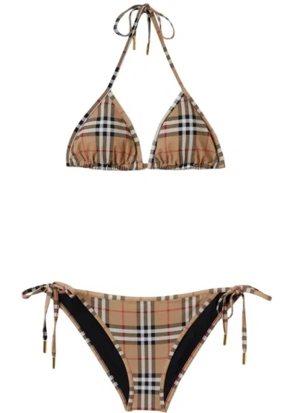 Costum de baie Bikini with Check motif