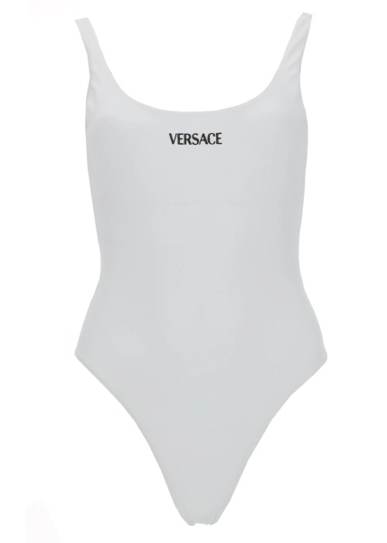 Costume One Piece Swimsuit With Logo