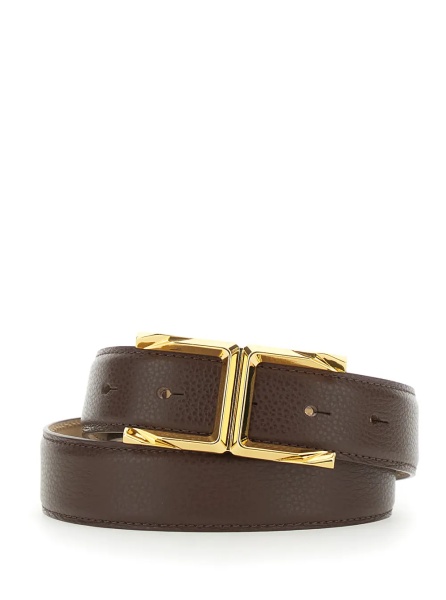 Curea Belt 'CT88S62E2644' Brown with Metal Details in Leather Women