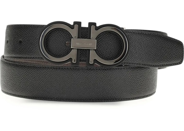 Curea Reversible and adjustable Gancini Belt