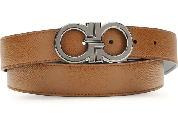 Curea Reversible and adjustable Gancini Belt