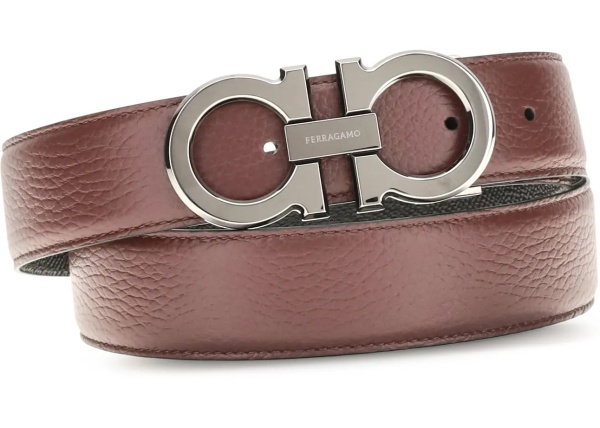Curea Reversible and adjustable Gancini Belt